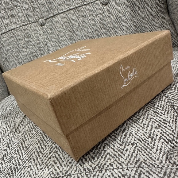 Christian Louboutin Black and Gold Studded Card Holder - Picture 8 of 8